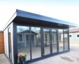 Composite Wood Garden Room in Salt Lake Silver
