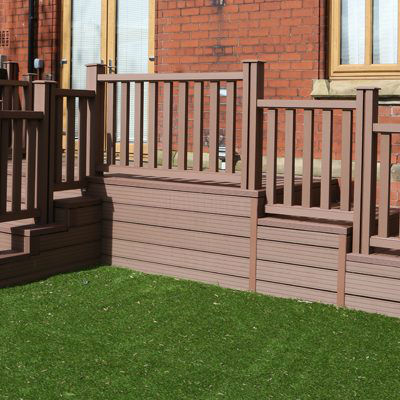 Balustrade fencing from the Composite Wood Company